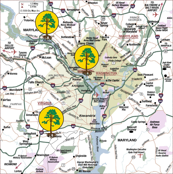 DC Metro map